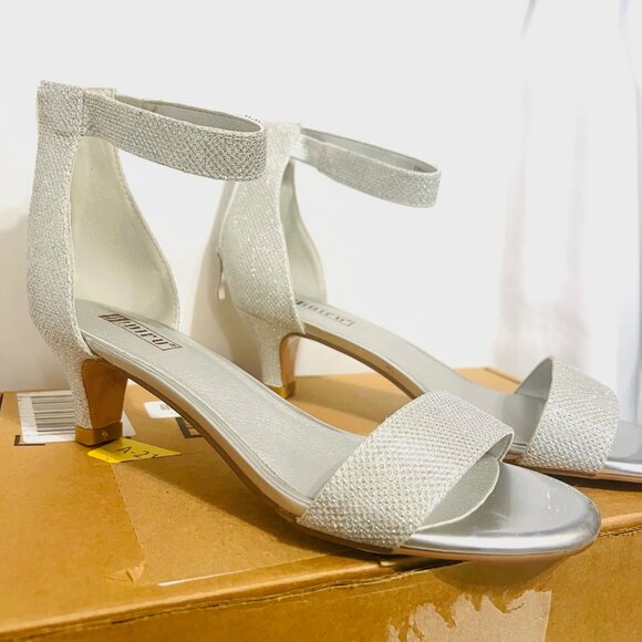 IDIFU NWB-Women's 2" Kitten Heels-Formal Stretch Strappy Ankle-Open Toe-Sz. 9 - Picture 12 of 16